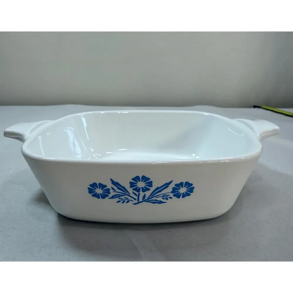 Vintage Corning Ware Blue Cornflower Petite Pan P-41 Individual Casserole